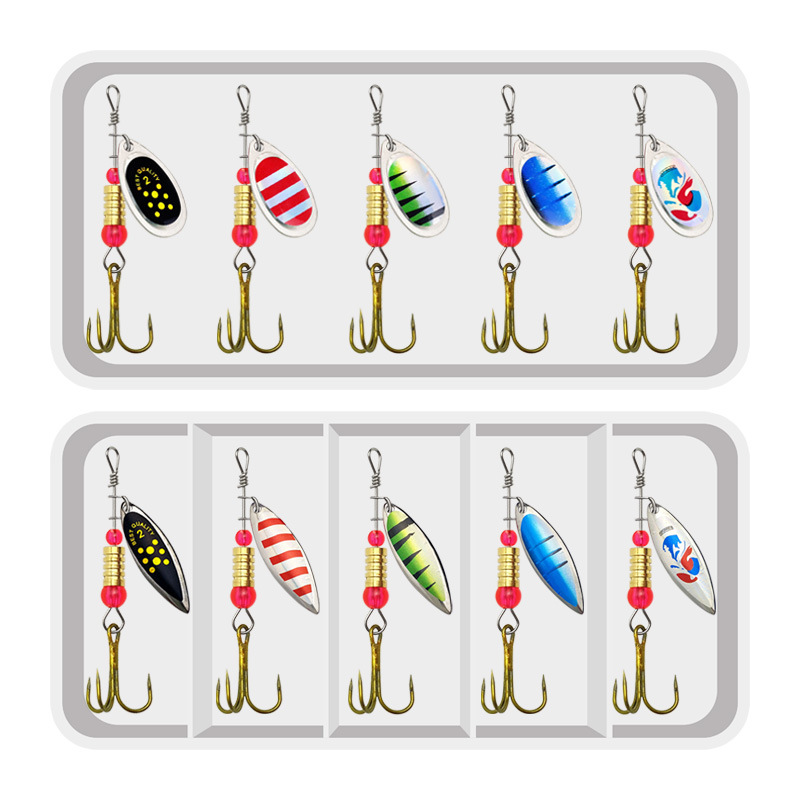 Fishing Lure Spoon - Señuelo de pesca Spinner, cucharas giratorias,