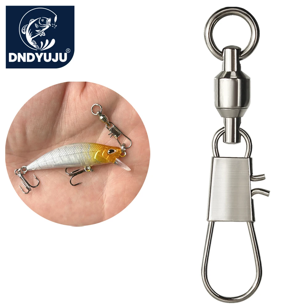 Fishing Lure Accessories - DNDYUJU 50 piezas de giratorios de