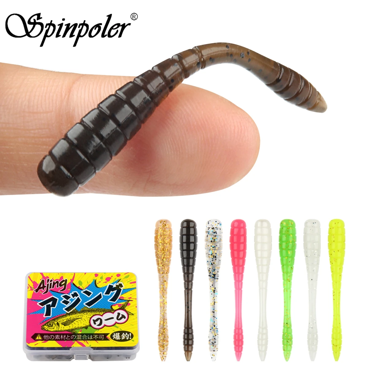 Fishing Lure Topwater - Spinpoler TPR Ajing señuelos blandos cebo