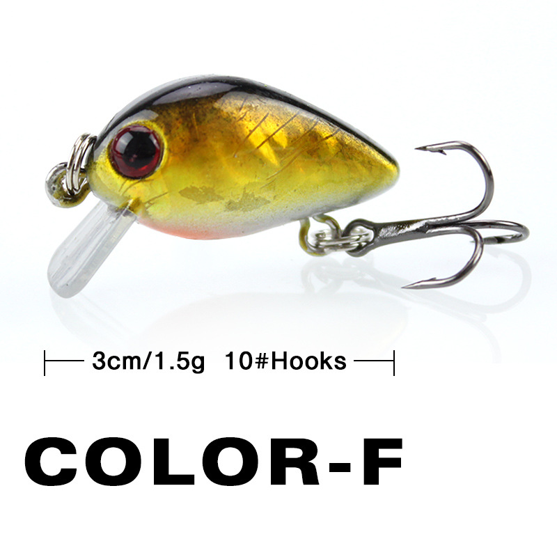 Señuelo de pesca pequeño pecec - Fishing Lure Crankbait reseña y precio
