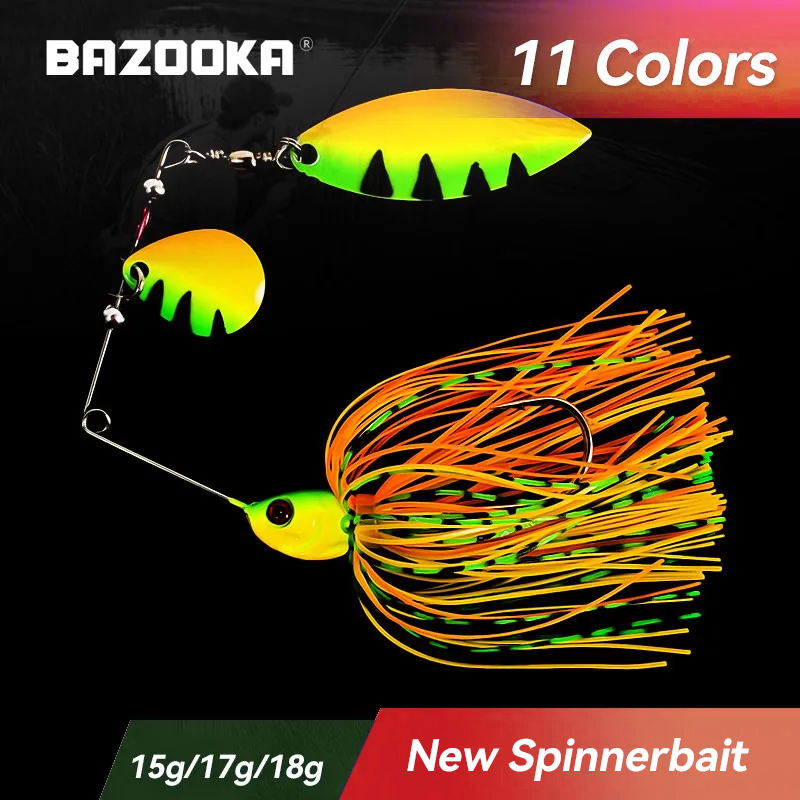 Bazooka 15g 18g Spinnerbait se - Fishing Lure Spoon reseña y precio