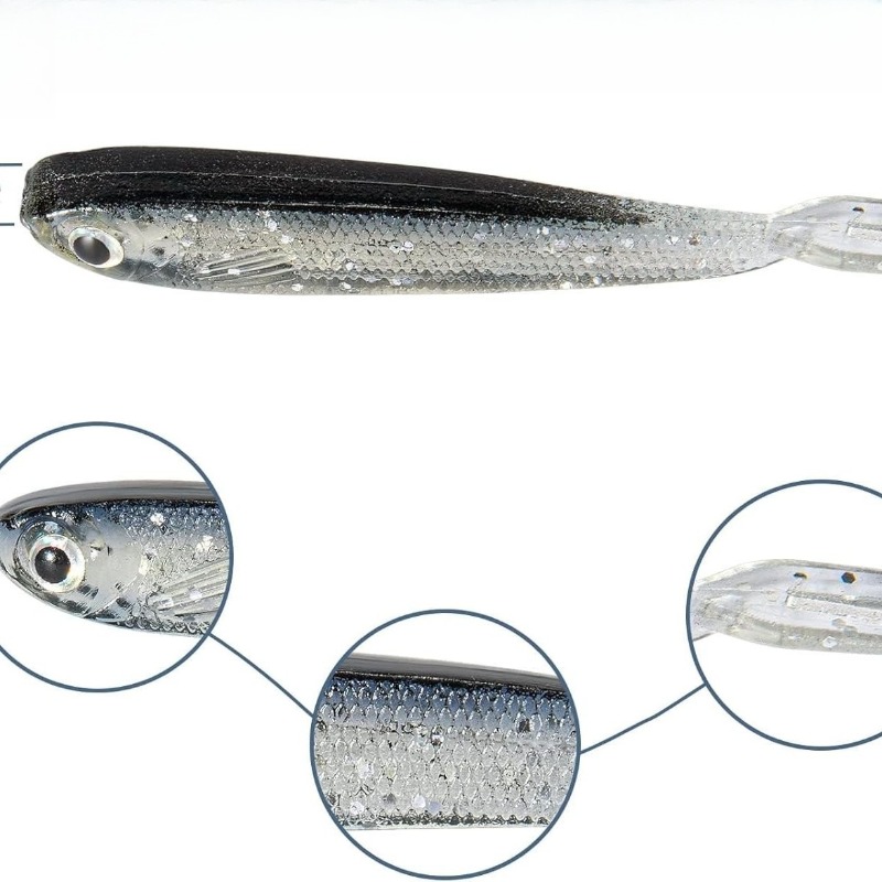 10/20/30 unidades de señuelo b - Fishing Lure Soft Plastic reseña y precio