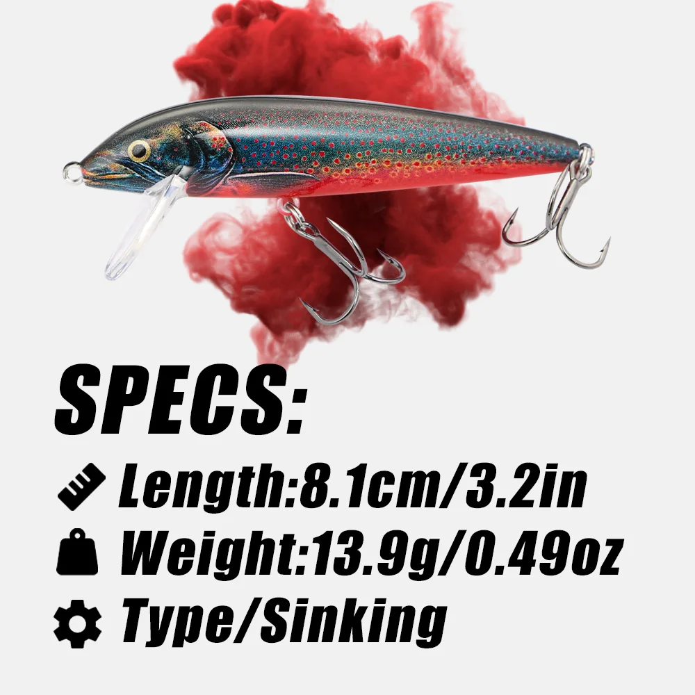 B & U-señuelo de pesca Wobblin - Fishing Lure Jerkbait reseña y precio