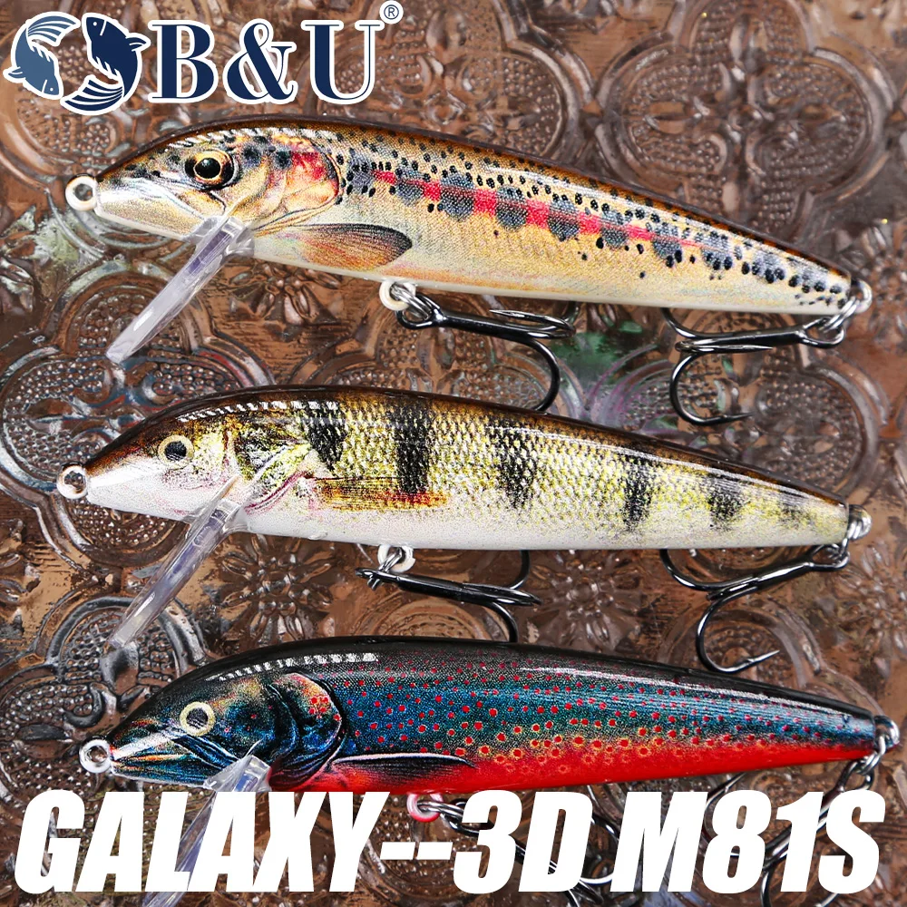 B & U-señuelo de pesca Wobblin - Fishing Lure Jerkbait reseña y precio