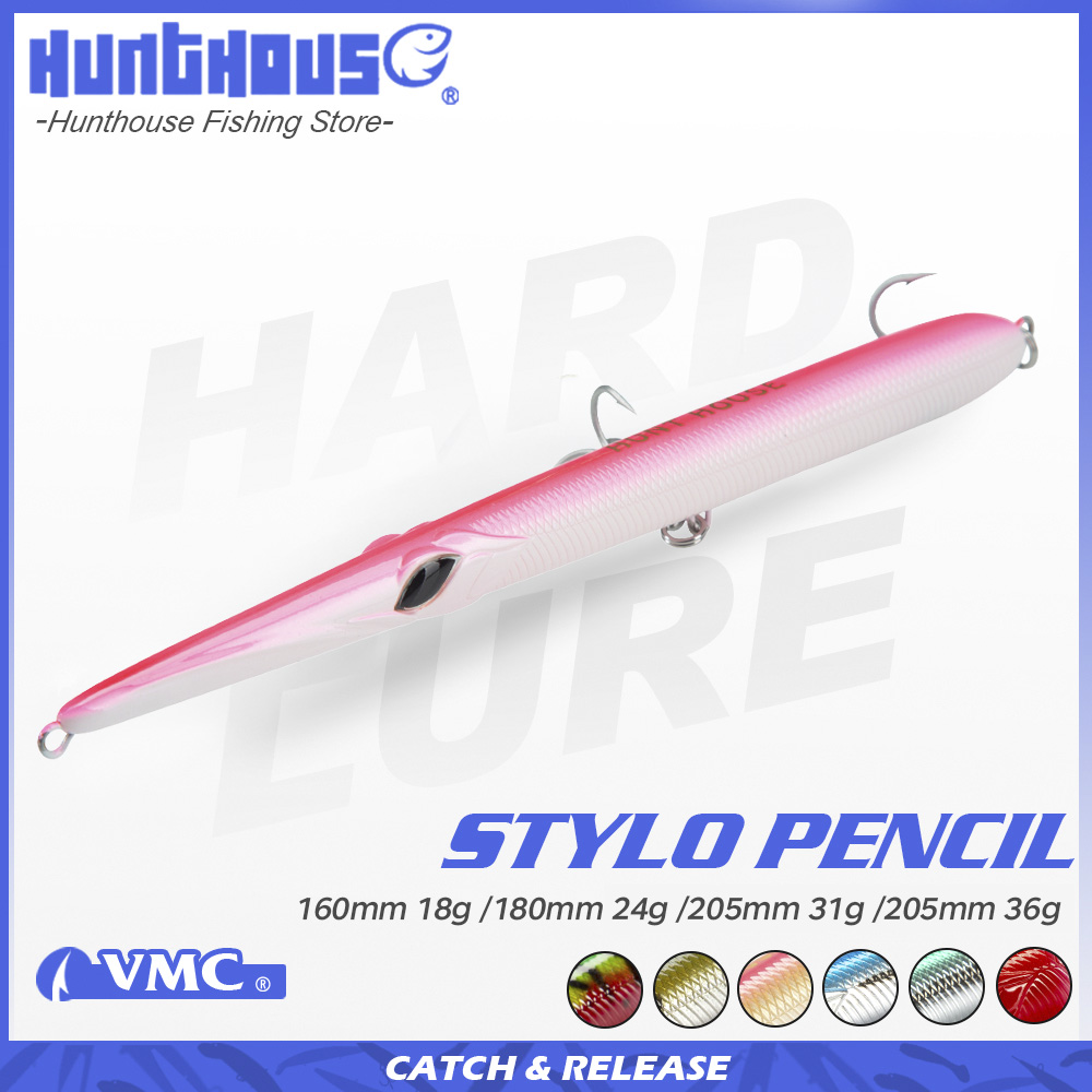 Hunthouse Stylo 160/180/205mm  - Fishing Lure Topwater reseña y precio