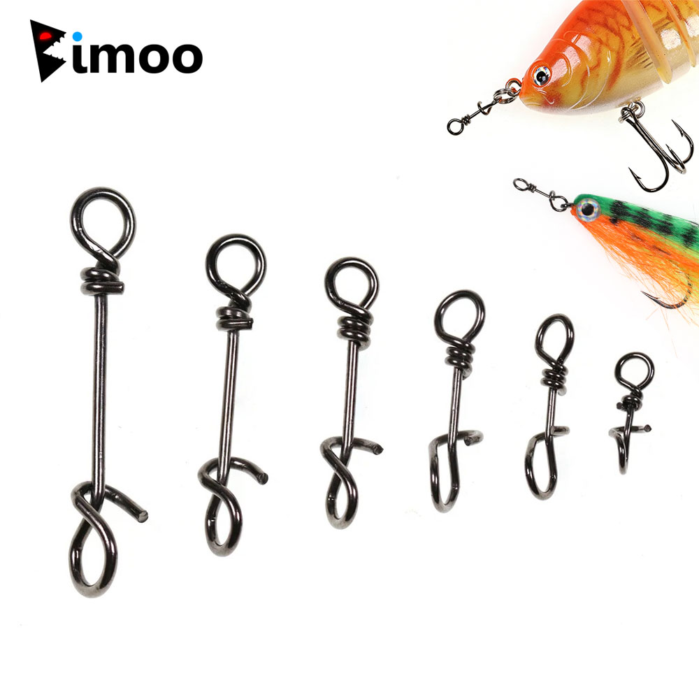 Bimoo 50 piezas de acero inoxi - Fishing Lure Accessories reseña y precio
