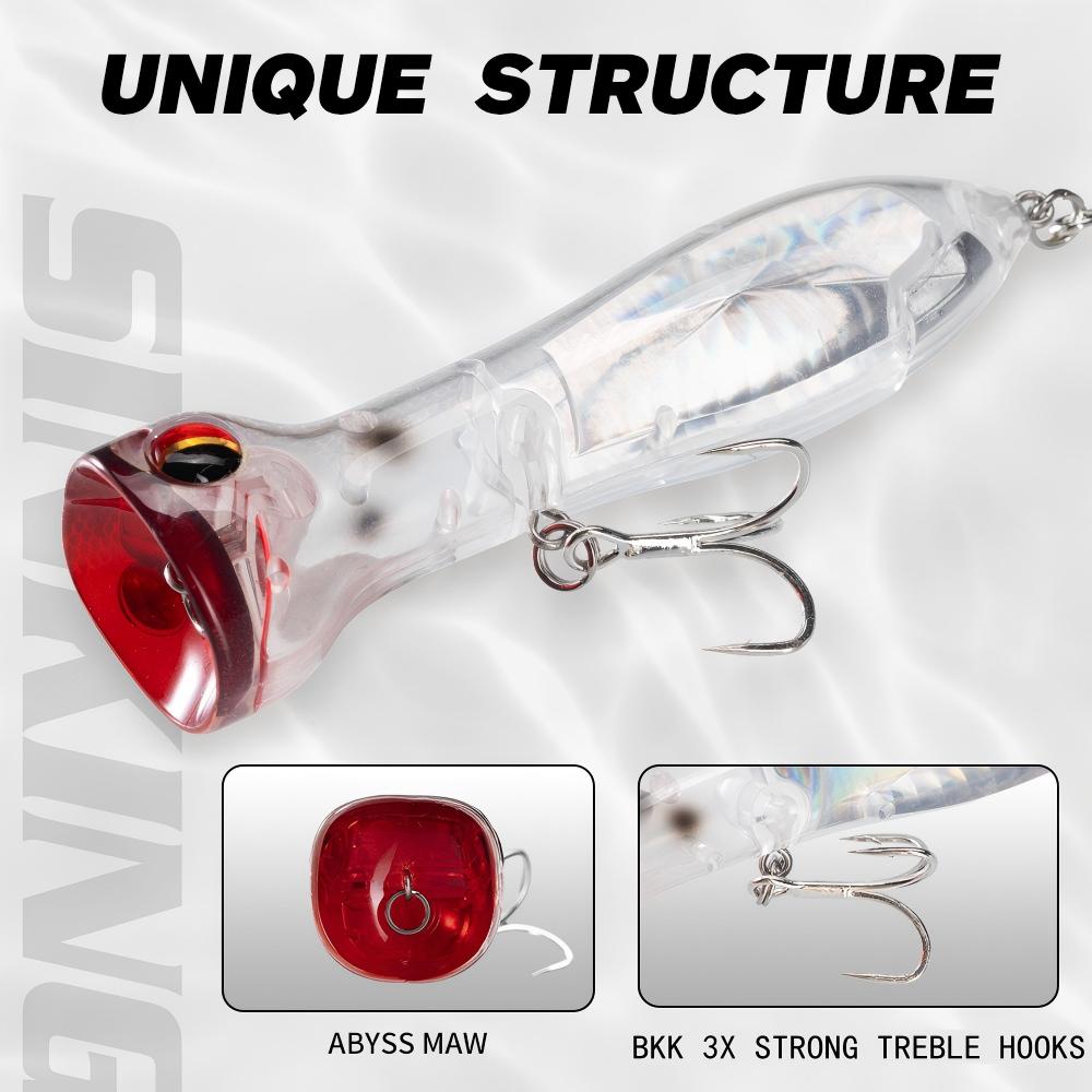Señuelo de Pesca Flotante Hunt - Fishing Lure Popper reseña y precio