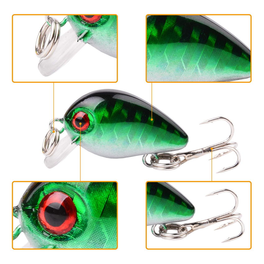 Crazy wobbler-Mini señuelo de  - Fishing Lure Crankbait reseña y precio