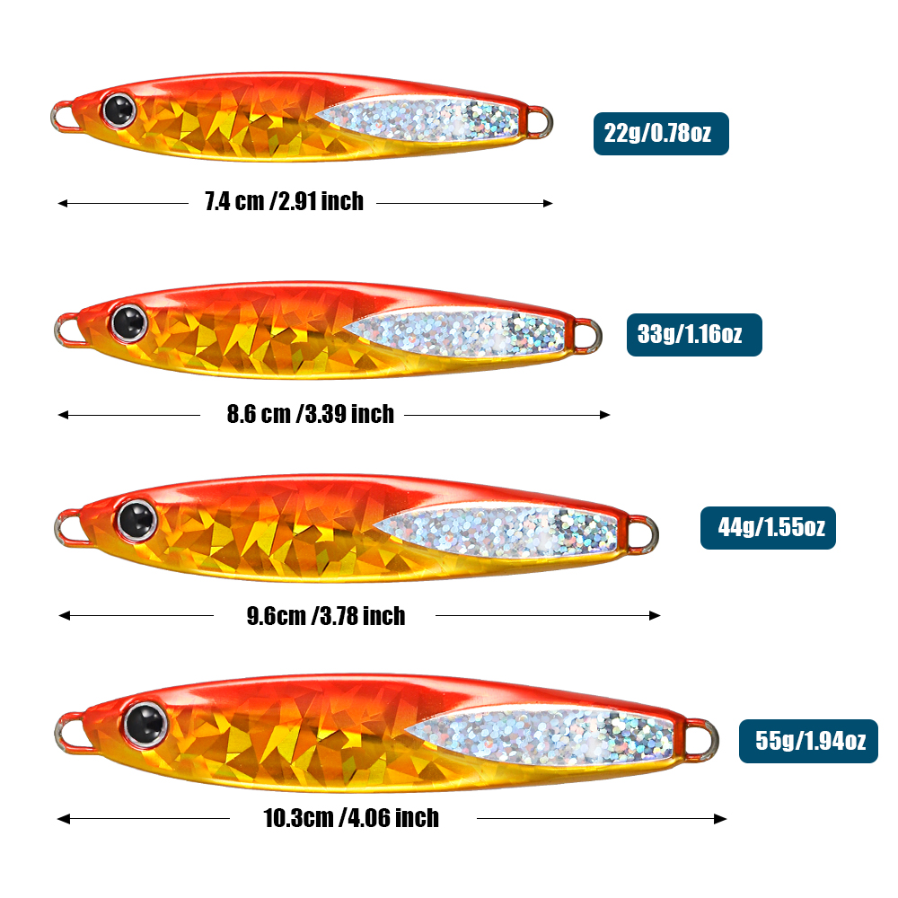JIGGING PRO Leppa Jig 22g 33g  - Fishing Lure Topwater reseña y precio