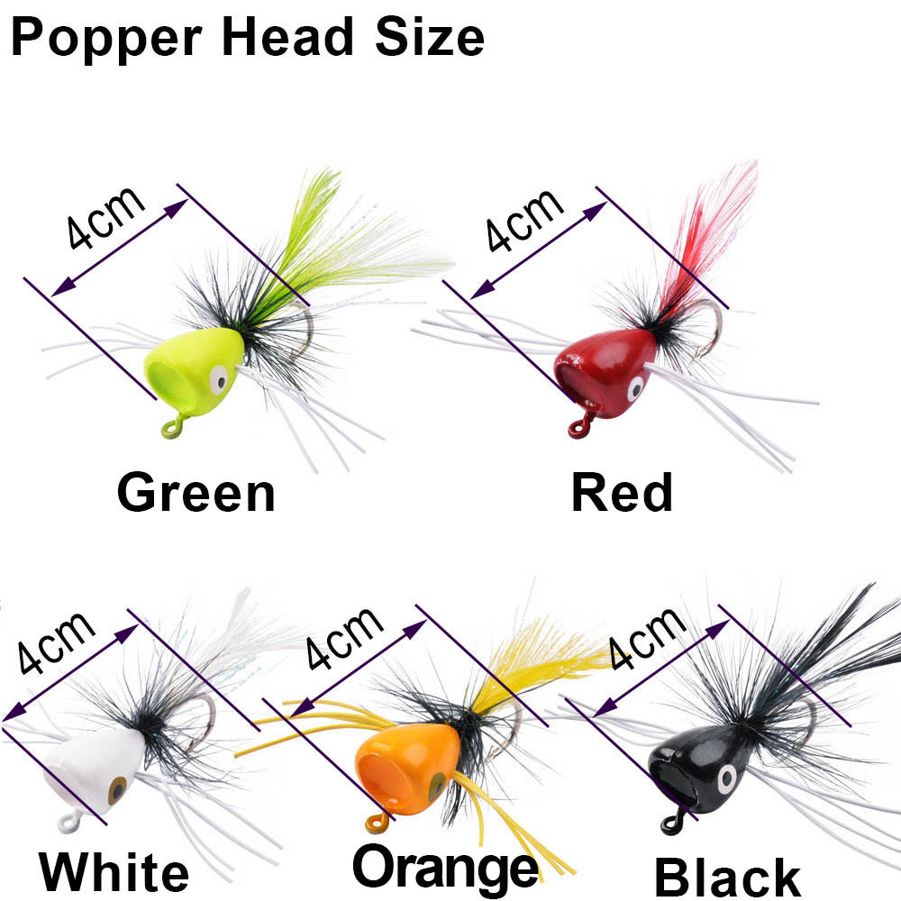 Señuelos de pesca con mosca de - Fishing Lure Popper reseña y precio
